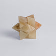 Burr Star Puzzle - Creamy Onyx - Sumiye Co