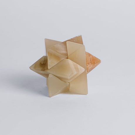 Burr Star Puzzle - Creamy Onyx - Sumiye Co