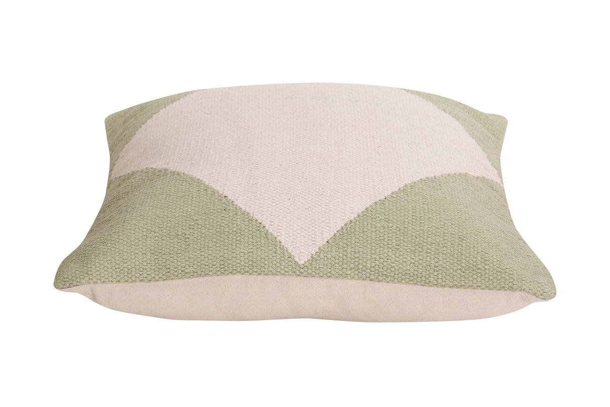 Diamond Accent Pillow, Sage - 18x18 inch by The Artisen - Sumiye Co