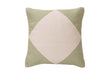 Diamond Accent Pillow, Sage - 18x18 inch by The Artisen - Sumiye Co