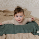 Organic Cotton Luxury Knit Baby Blanket - Sumiye Co