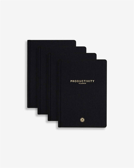 Productivity Planner One Year Bundle - Black - Sumiye Co