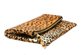 Leopard Print Leather Clutch | Ethically Sourced Hides