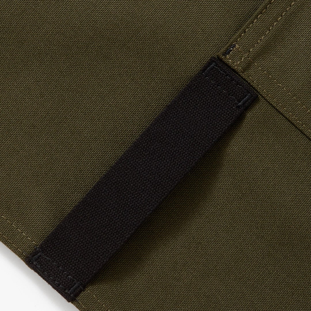 The Essential Apron - Olive Green Black Straps - Sumiye Co