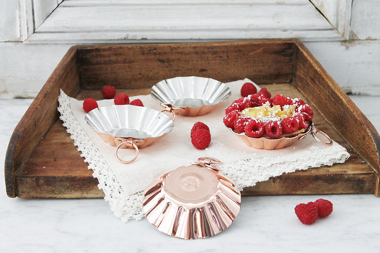 Copper Tartlet Moulds (Set of 4) | Vintage French Inspired