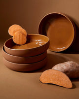 Tunisian Pasta Bowl (Set of 4) - Terracotta 7.9" x 1.6"