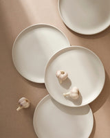 Tunisian 12pc Dinnerware Set - Matte White - Sumiye Co