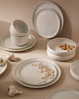 Tunisian 12pc Dinnerware Set - Matte White