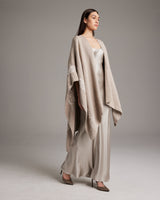 Long Estrella Duster in Textured Cotton - Sumiye Co