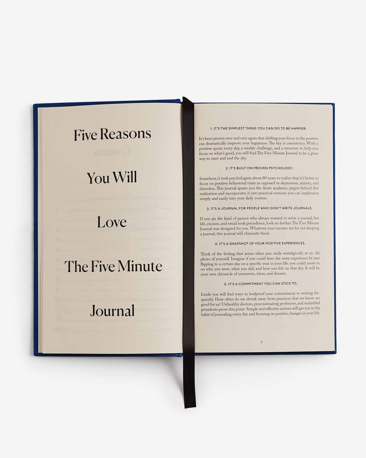 The Five Minute Journal - Royal Blue - Sumiye Co