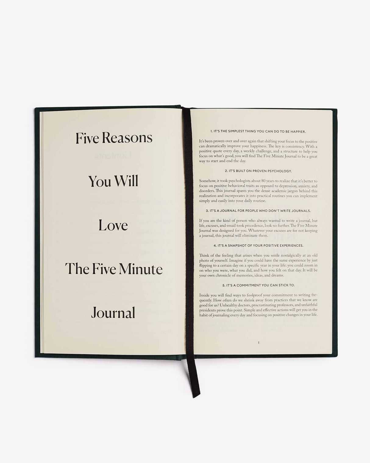 The Five Minute Journal - Earth Green - Sumiye Co