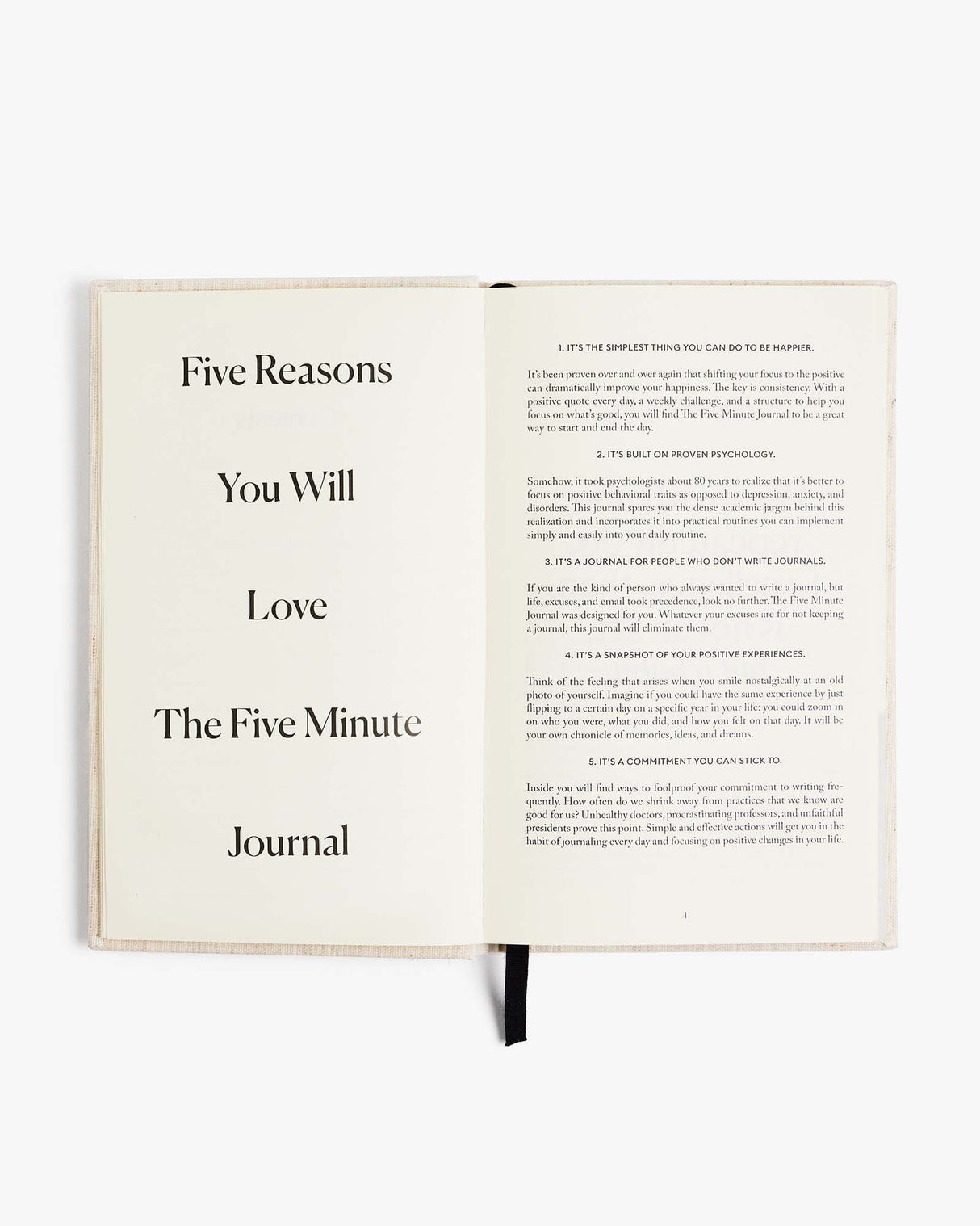 The Five Minute Journal - Original Linen - Sumiye Co