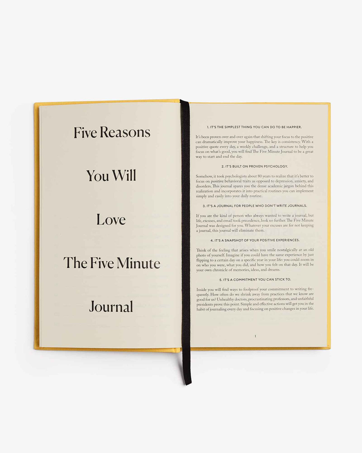 The Five Minute Journal - Sunshine Yellow - Sumiye Co