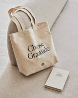 Organic Cotton Tote Bag – Choose Gratitude - Sumiye Co