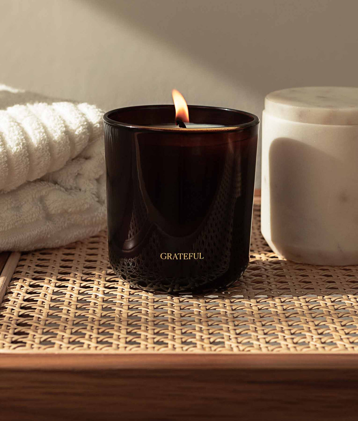 Grateful Pure Essential Oil Candle - Sumiye Co