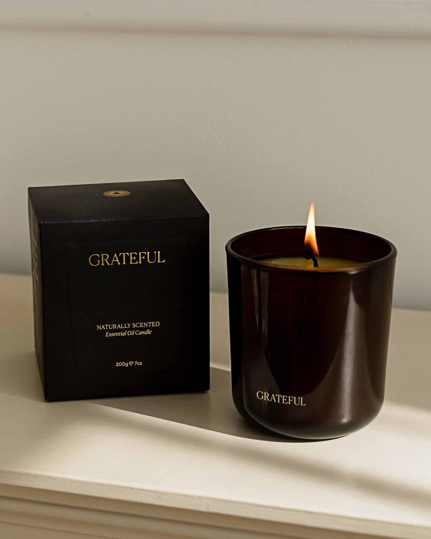 Grateful Pure Essential Oil Candle by Intelligent Change
