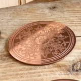 Copper Coasters Set (Set of 4) | Vintage Inspired - Sumiye Co