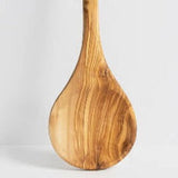 Gharyan Round Olive Wood Cooking Spoon | Tunisia - Sumiye Co