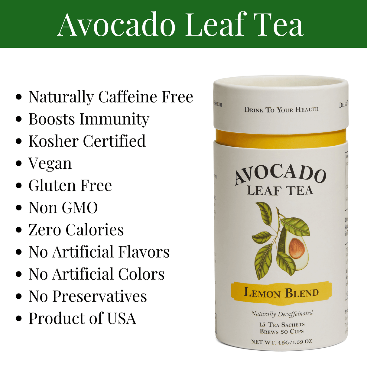 Avocado Tea Party With Five Blends