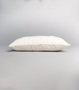 Solid Lumbar Pillow in Ivory Cotton