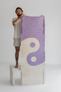 Yin-Yang Amethyst - Naturally Dyed Herbal Yoga Mat 7mm - Sumiye Co