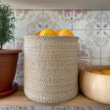 Iringa Basket - Natural  | Woven Milulu Grass - Africa