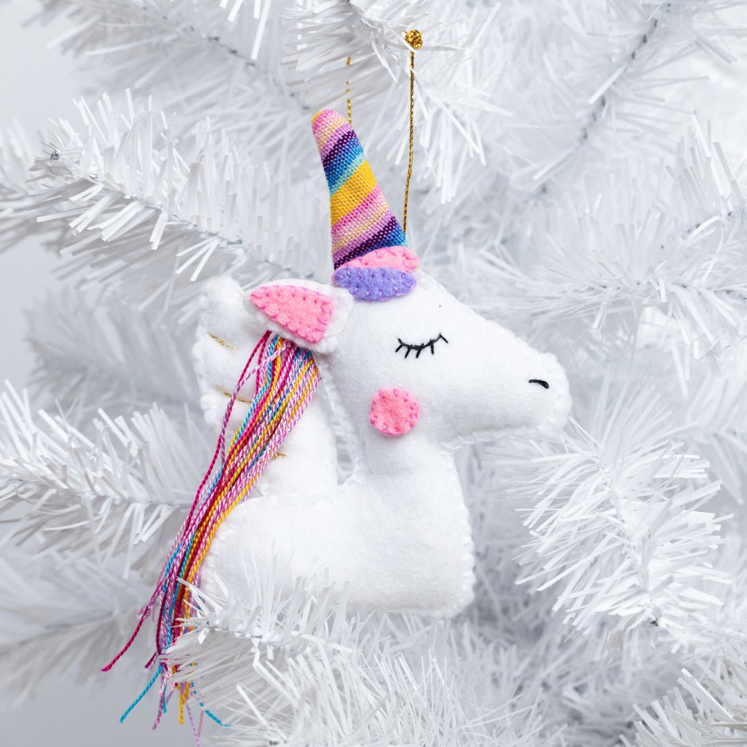 Felt Unicorn Ornament