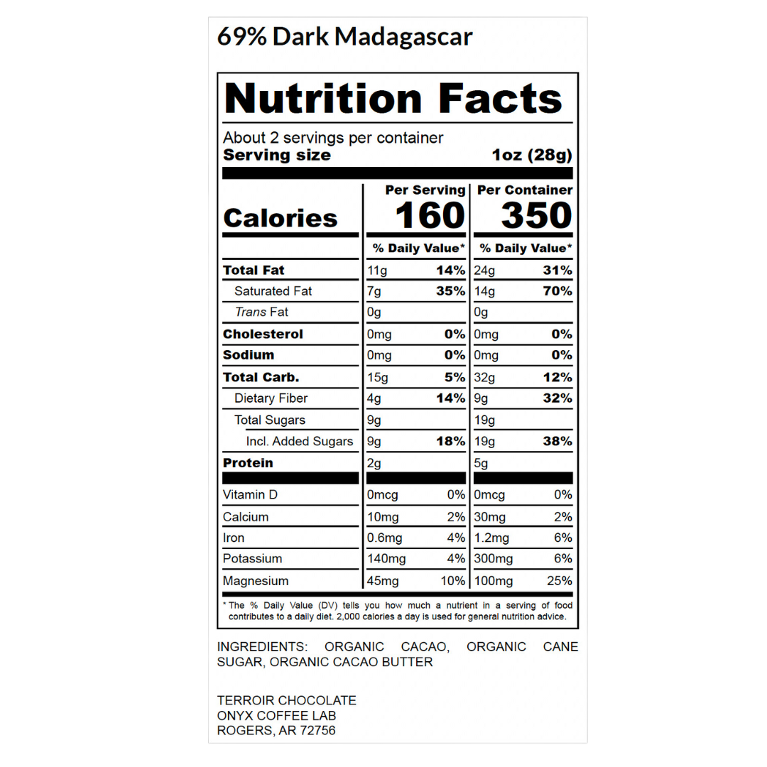 Madagascar Chocolate 69% - Sumiye Co