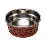 Eco-Friendly Stainless Steel Farmhouse Dog Bowl - Apricot (16oz)-2