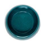 Bamboo Dog Bowl - Eco-Friendly, Non-Toxic, Teal Blue Design-1