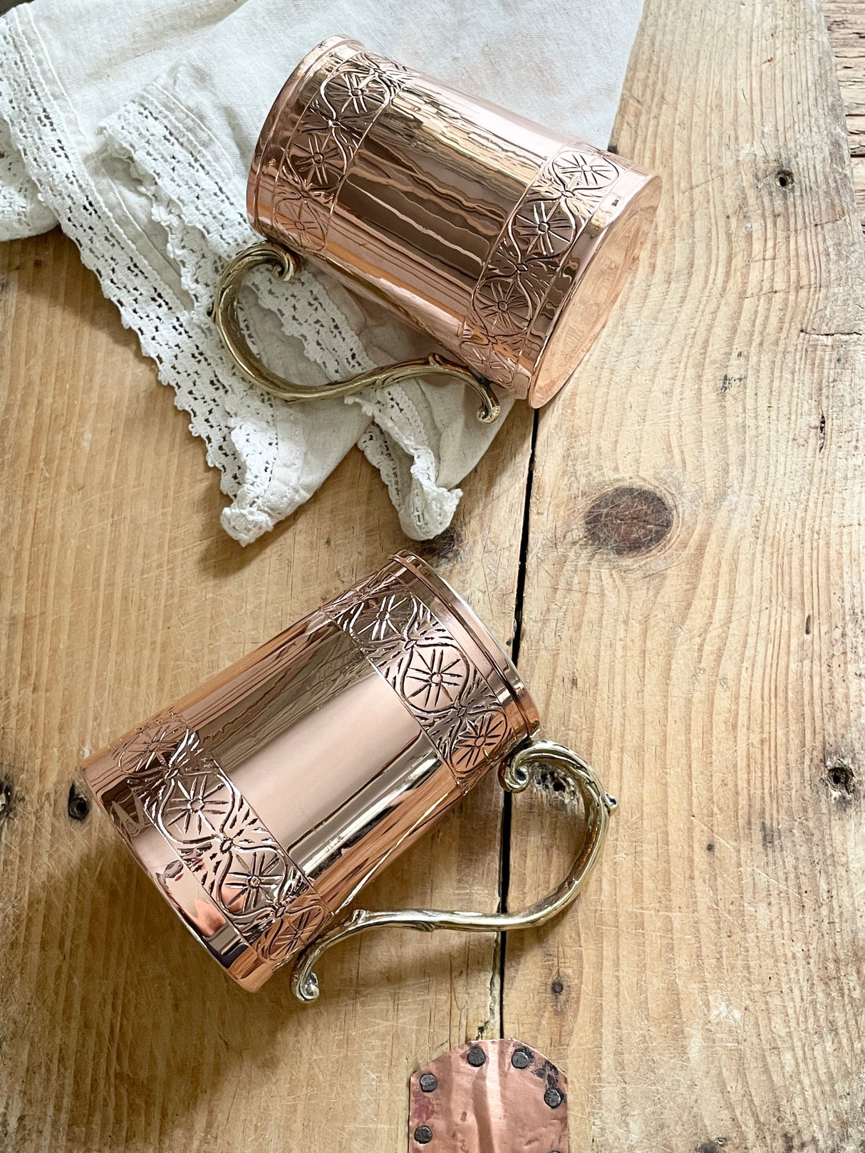 Copper Tankard Mug (Set of 2) | Vintage Inspired