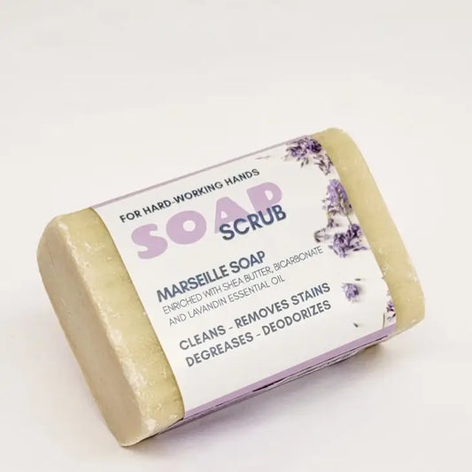 Marseille Soap Scrub Bar with Shea Butter by Common Good