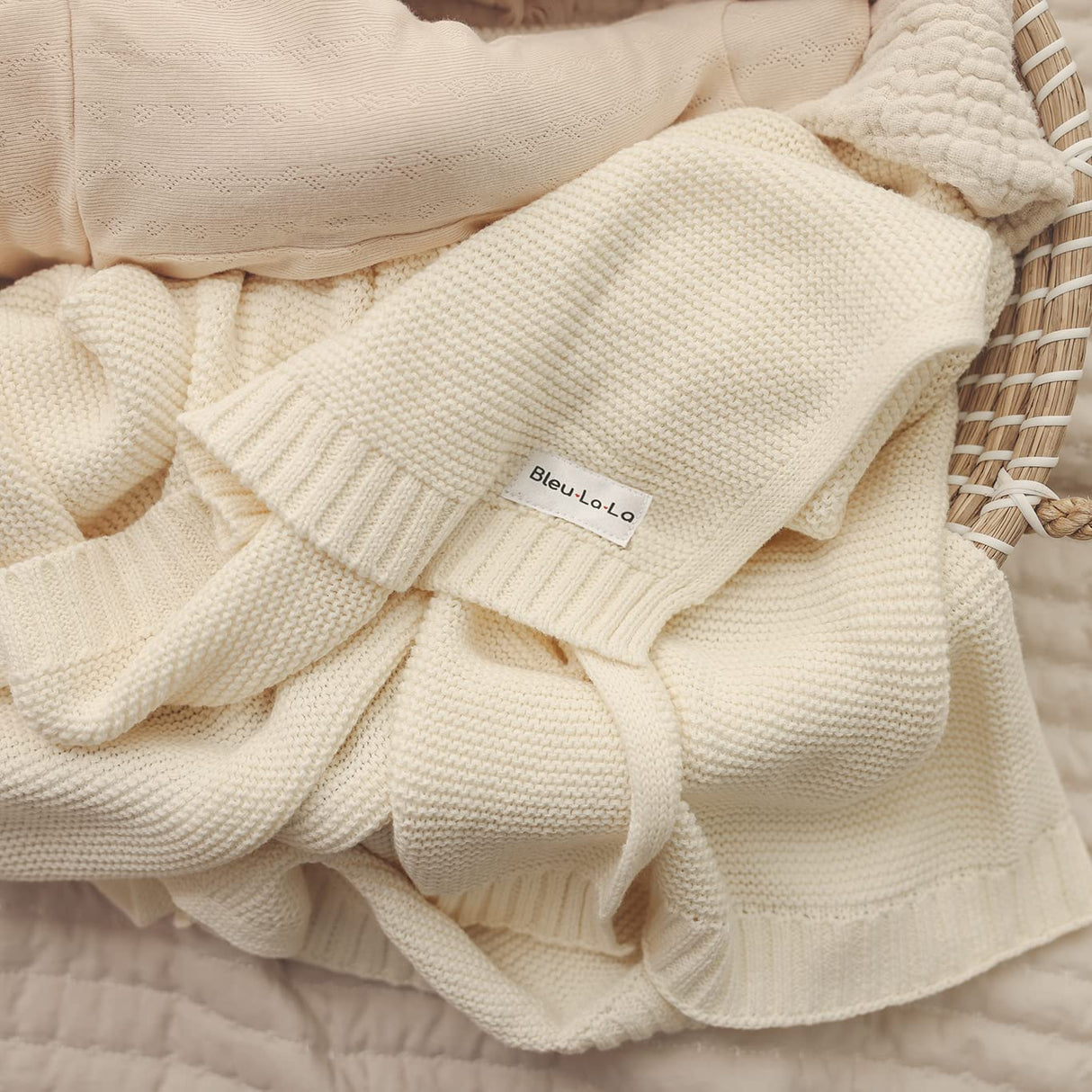 Organic Cotton Luxury Knit Baby Blanket - Sumiye Co