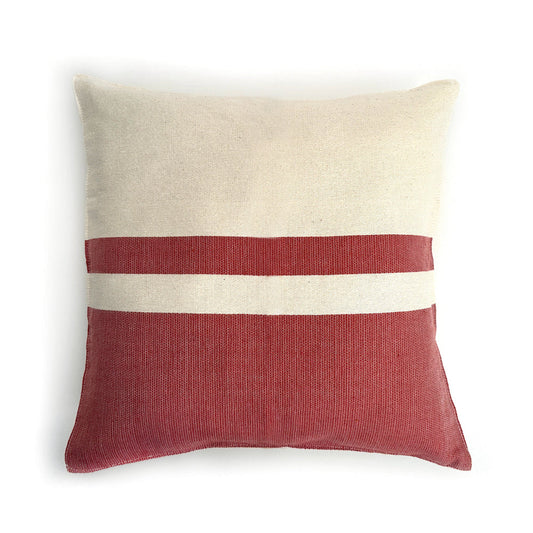 Nativa Woven Throw Pillow Cover - Natural & Copper | Oaxaca - Sumiye Co