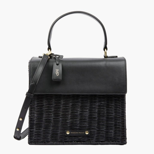 THE LUNCHER - BLACK WICKER by Modern Picnic