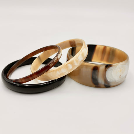 Horn Bangle - Wide | Ethically Made