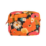 Toiletry & Makeup Bag Set "Picnic with Flowers" - Sumiye Co