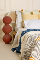 Spiral Sunset Quilt (Reversible) | Artisanal Handmade Bedding Sets - Sumiye Co