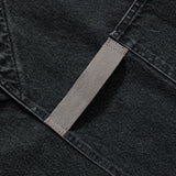 The Crossback Apron - Oyster Grey Denim - Sumiye Co