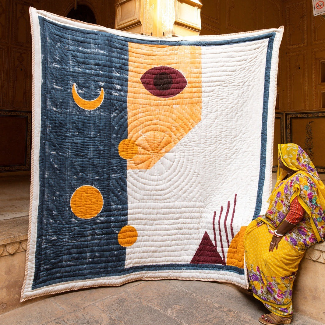 Mojave Quilt | Artisanal Handmade Bedding Sets - Sumiye Co