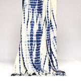 Indigo Shibori Throw - Spine - Sumiye Co