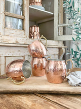 Copper Moscow Mule Mugs (Set of 4)  | Vintage French Inspired