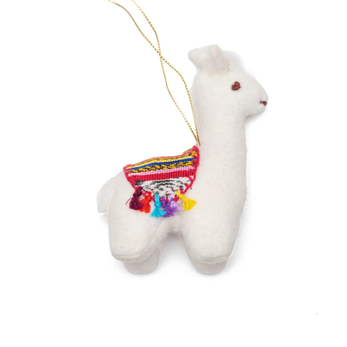 Felt Llama Ornament