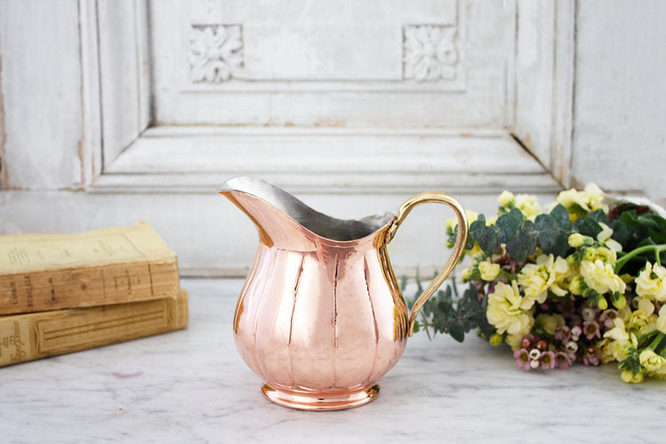 Copper Small Pitcher  | Vintage French Inspired