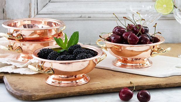 Copper Bowls (Set of 2)  | Vintage French Inspired