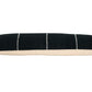 GoodWeave Certified Stripe Lumbar Wool Pillow - Black, 12x34 Inch by The Artisen - Sumiye Co