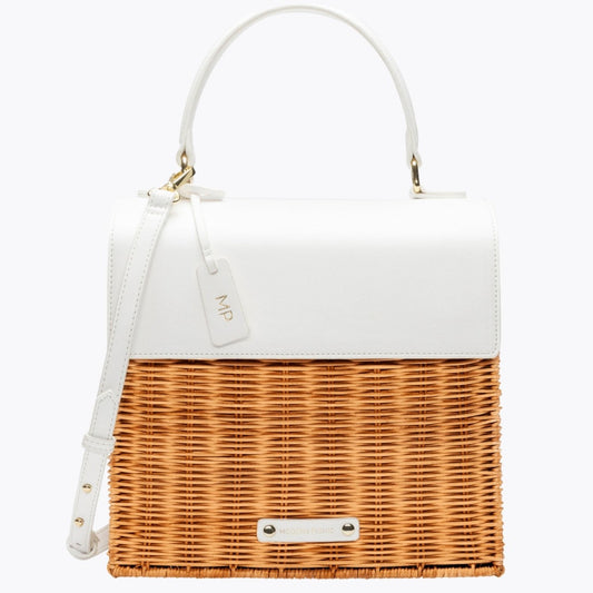 THE LUNCHER - WHITE WICKER by Modern Picnic