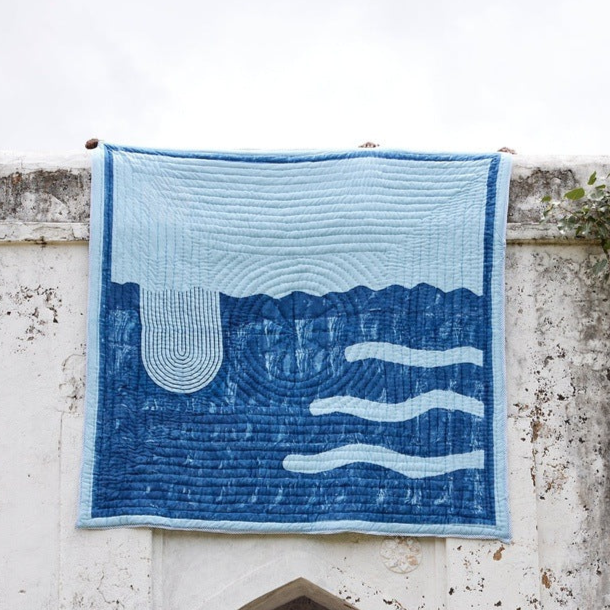 High Tide Quilt | Artisanal Handmade Bedding Sets