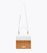 The Luncher - White Wicker | Designer Lunch Bags & Totes