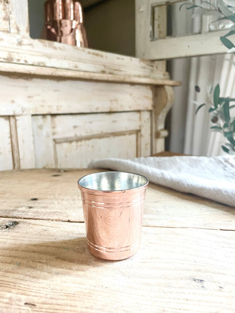 Copper Shot Glass Set/4 | Vintage Inspired